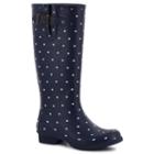 Chooka Fashion Classic Printed Dot Womens Waterproof Rain Boots