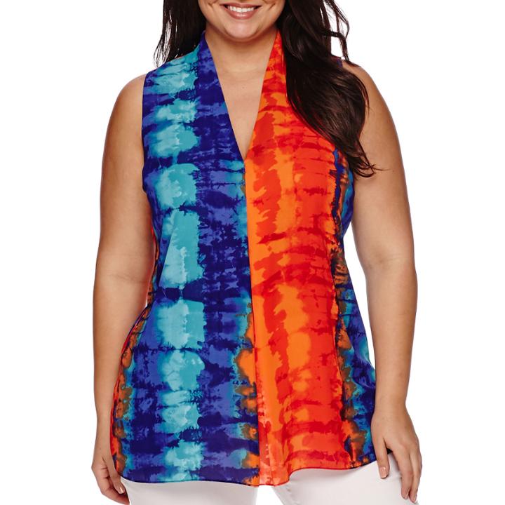 Worthington Sleeveless Tunic - Plus