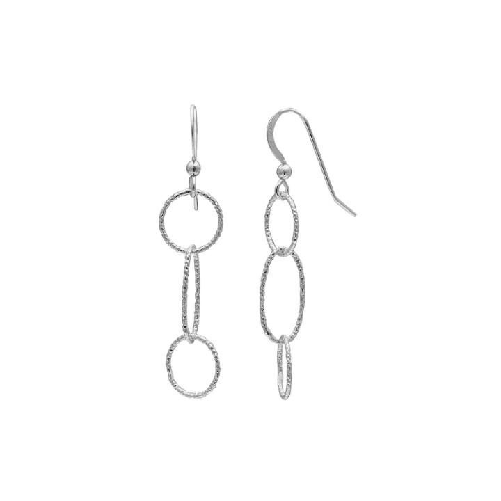 Sterling Silver Triple Drop Earrings