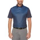 Pga Tour Easy Care Short Sleeve Pattern Polo Shirt