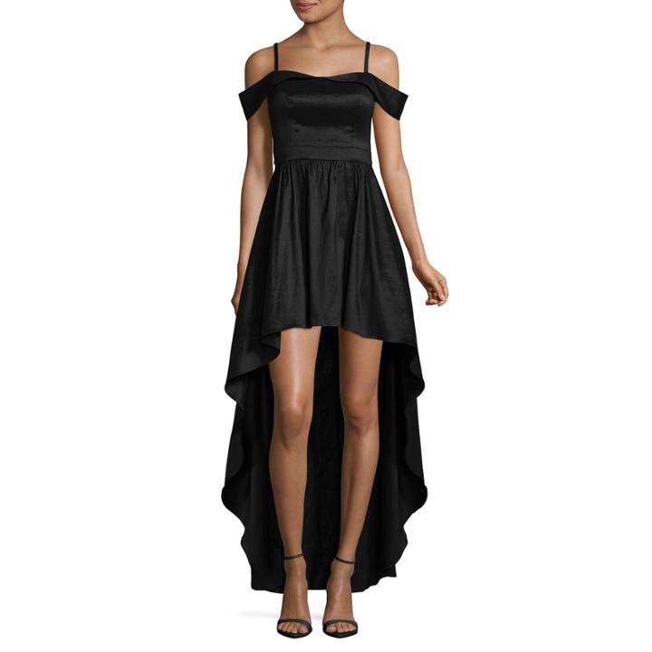 B. Darlin Sleeveless Off The Shoulder Hi Low Party Dress-juniors