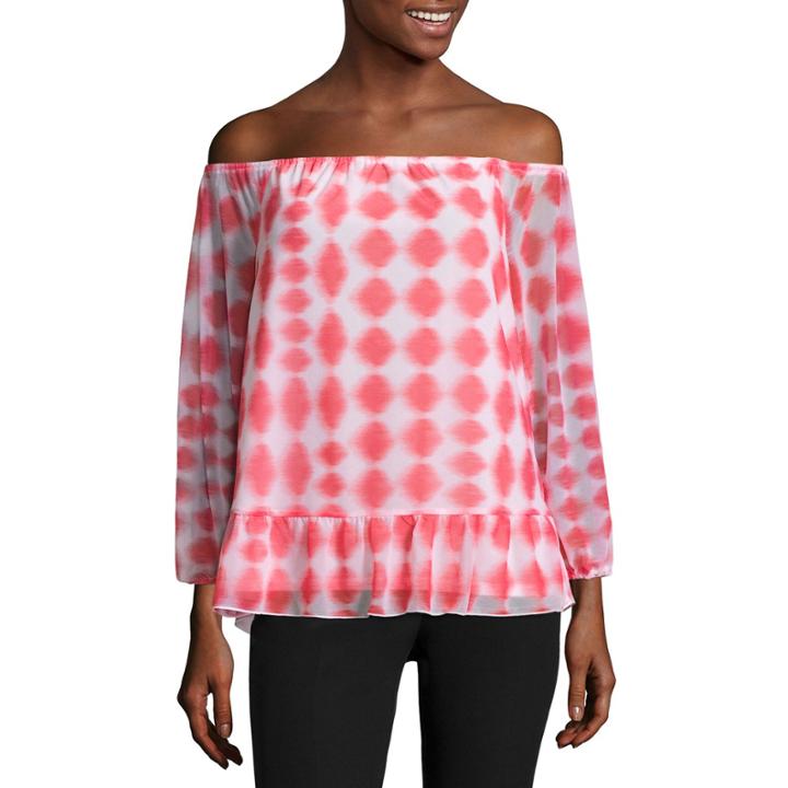 Worthington Smocked Top