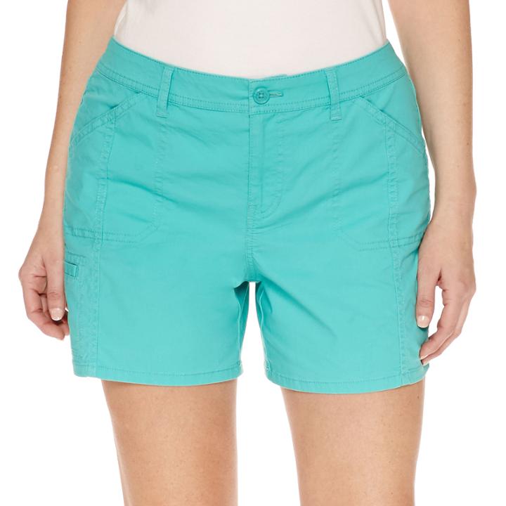 St. John's Bay Cargo Poplin Cargo Shorts