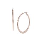 Worthington Rose-tone 57mm Knife-edge Hoop Earrings