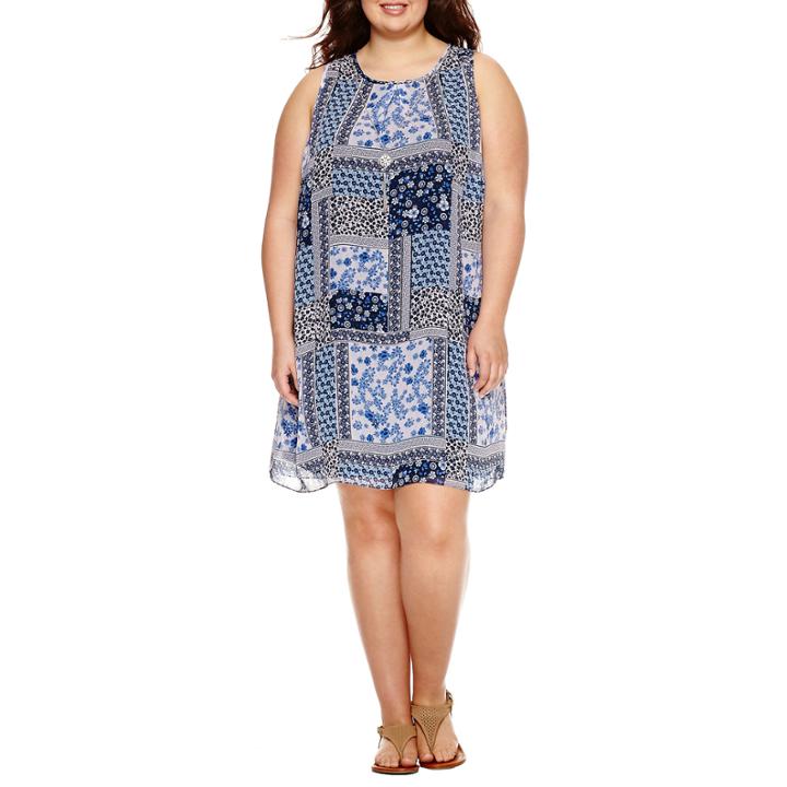Byer Print Dress - Juniors Plus