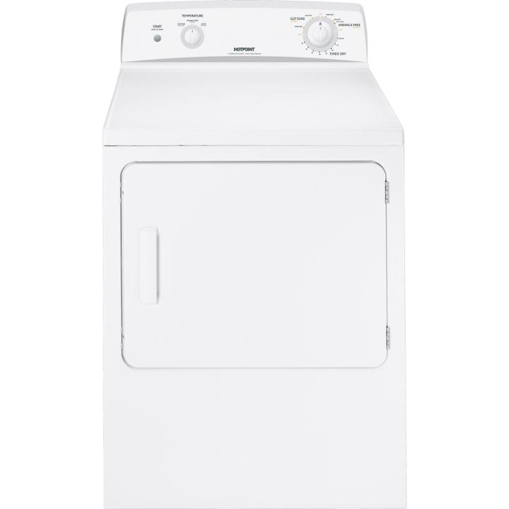 Hotpoint 6.0 Cu. Ft. Capacity Dura Drum Gas Dryer - Htdx100gmww