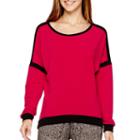 Bisou Bisou Long-sleeve Drop-shoulder Sweatshirt