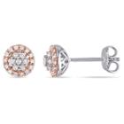 1/4 Ct. T.w. Round White Diamond Sterling Silver Stud Earrings