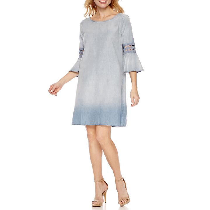 A.n.a3/4 Sleeve Shift Dress