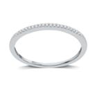 I Said Yes Womens Diamond Accent White Diamond Platinaire Wedding Band