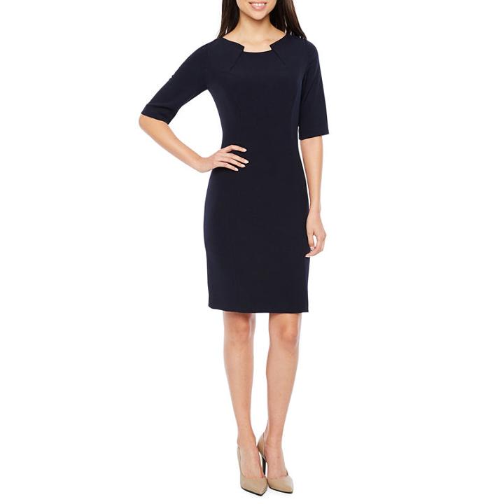 Chelsea Rose 3/4 Sleeve Shift Dress