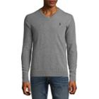 U.s. Polo Assn. Long Sleeve Stretch V-neck Sweater