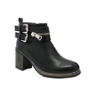 Olivia Miller Womens Zipper Ankle Boots