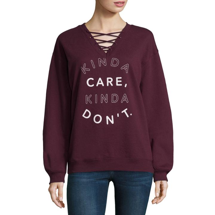 Kinda Care Sweatshirt-junior