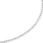 18 Diamond-cut Bead Chain Sterling Silver
