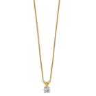Womens 1/5 Ct. T.w. White Moissanite 14k Pendant Necklace Set