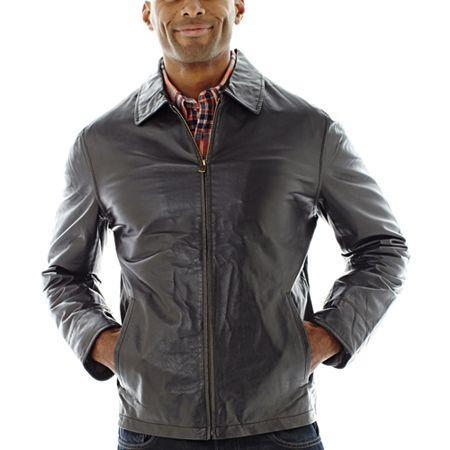 Excelled Nappa Leather Open-bottom Jacket