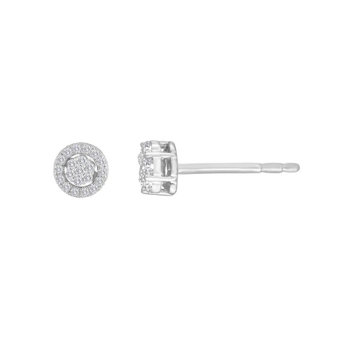 Diamond Blossom 1/2 Ct. T.w. Diamond Sterling Silver Stud Jacket Earrings
