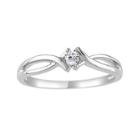 1/10 Ct. Diamond Solitaire 10k White Gold Ring