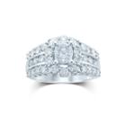 2 Ct. T.w. Fancy-cut Diamond 14k White Gold Ring