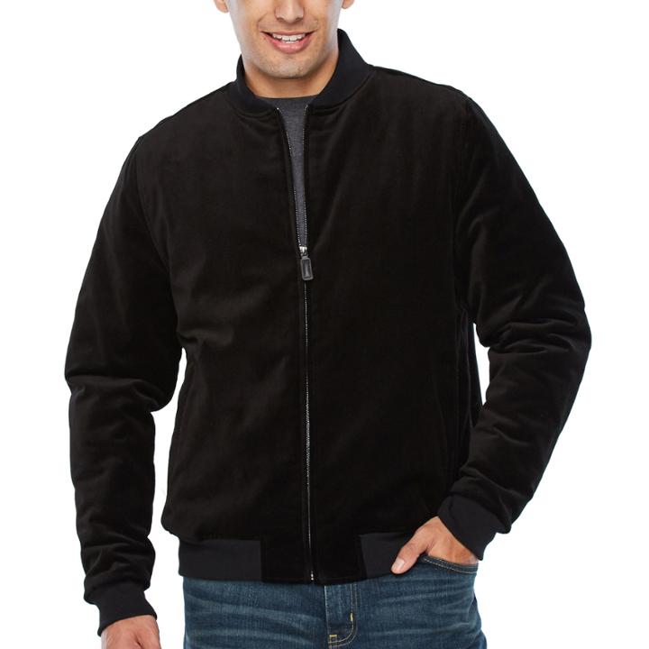 Argyleculture Velvet Bomber Jacket