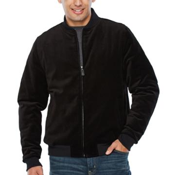 Argyleculture Velvet Bomber Jacket