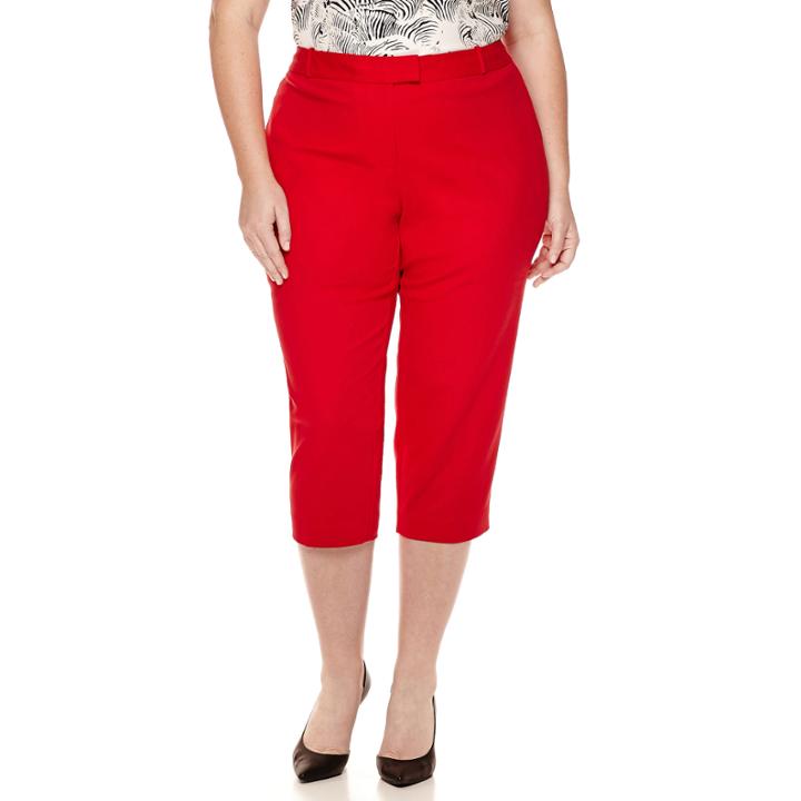 Liz Claiborne Emma Ankle Pants - Plus