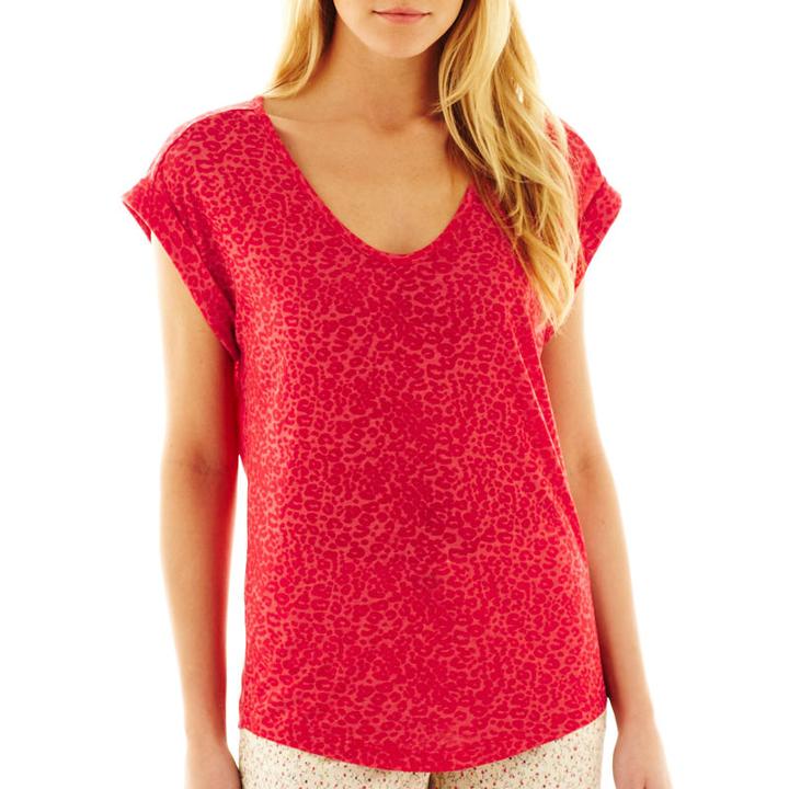 Mng By Mango Cuffed-sleeve Tee