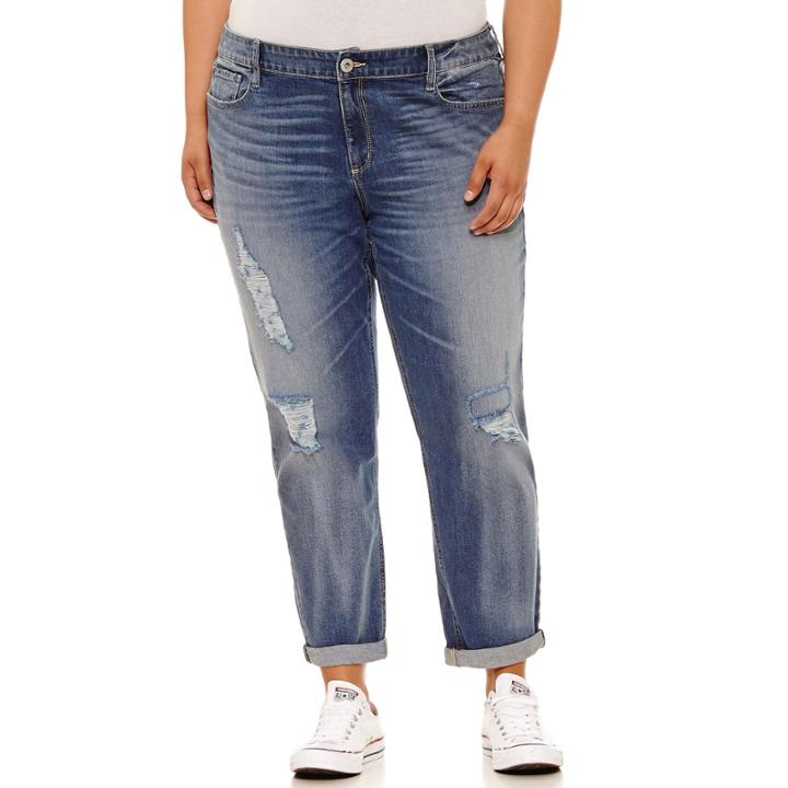 Arizona Boyfriend Fit Juniors Plus