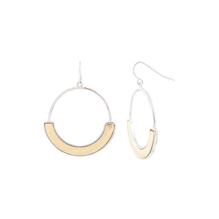 A.n.a Flat Bottom Hoop Earrings