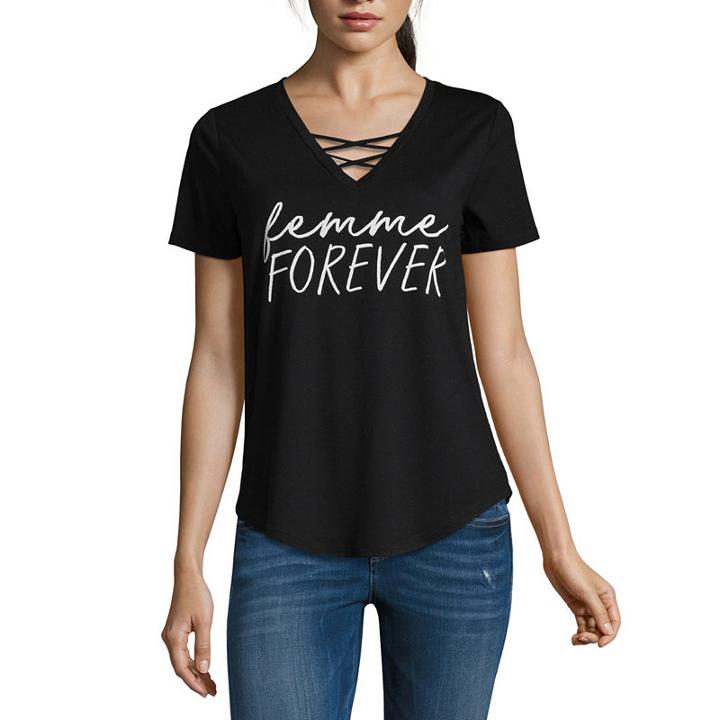 Short Sleeve Femme Graphic T-shirt