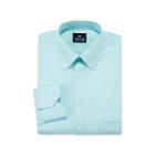 Stafford Long-sleeve Broadcloth Linen Look Dress Shirt