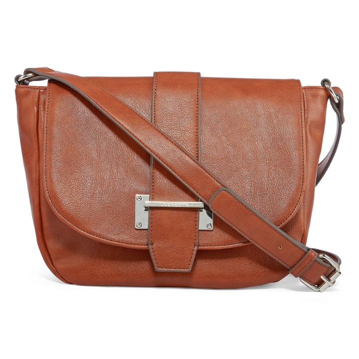 Liz Claiborne Alexis Flip Saddle Crossbody Bag