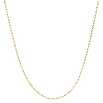 Made In Italy 14k Yellow Gold 16 Box Chain Necklace