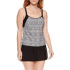 Splashletics Geometric Tankini Swimsuit Top