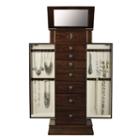 Monet Jewelry Chestnut Jewelry Armoire