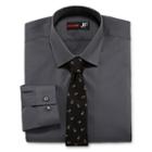 Jf J.ferrar Slim Fit Dress Shirt + Tie Set