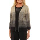 Alfred Dunner Embellished Layered Sweaters