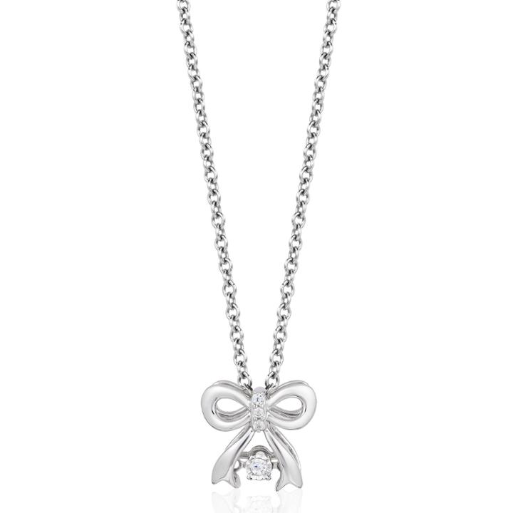 Enchanted By Disney Enchanted Disney Womens Diamond Accent White Diamond 10k Gold Pendant Necklace
