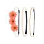 Capelli Of New York 3-pk. Mixed Media Headwraps