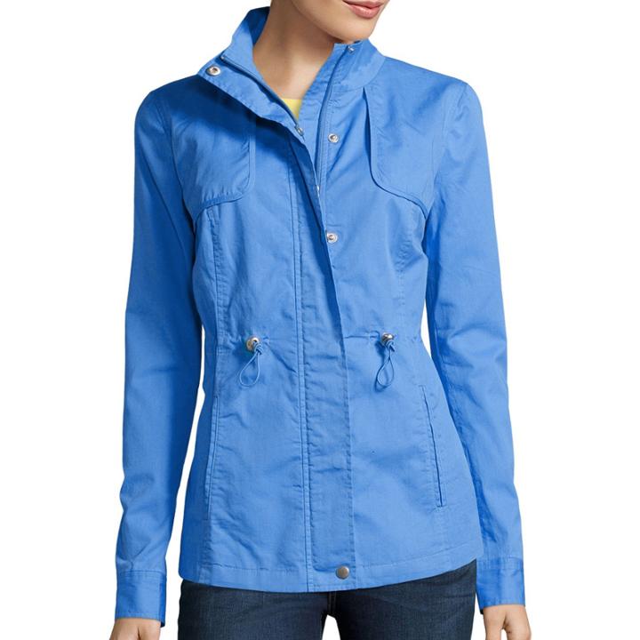 St. John's Bay Long-sleeve Spring Anorak Jacket