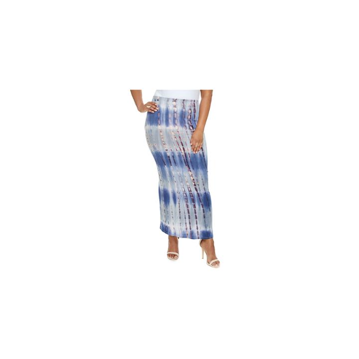 Fashion To Figure Avah Tie Dye Maxi Skirt-plus