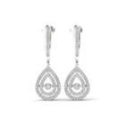 1/2 Ct. T.w. White Diamond 10k Gold Drop Earrings