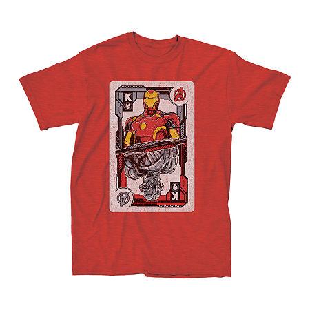 Marvel Iron Man King Card Graphic Tee