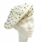 Whittall & Shon Studded Beret Derby Hat
