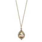 1928 Vintage Inspirations Womens Brass Pendant Necklace