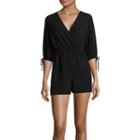 Speechless Elbow Sleeve Romper-juniors