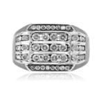 Mens 1 1/2 Ct. T.w. Round White Diamond