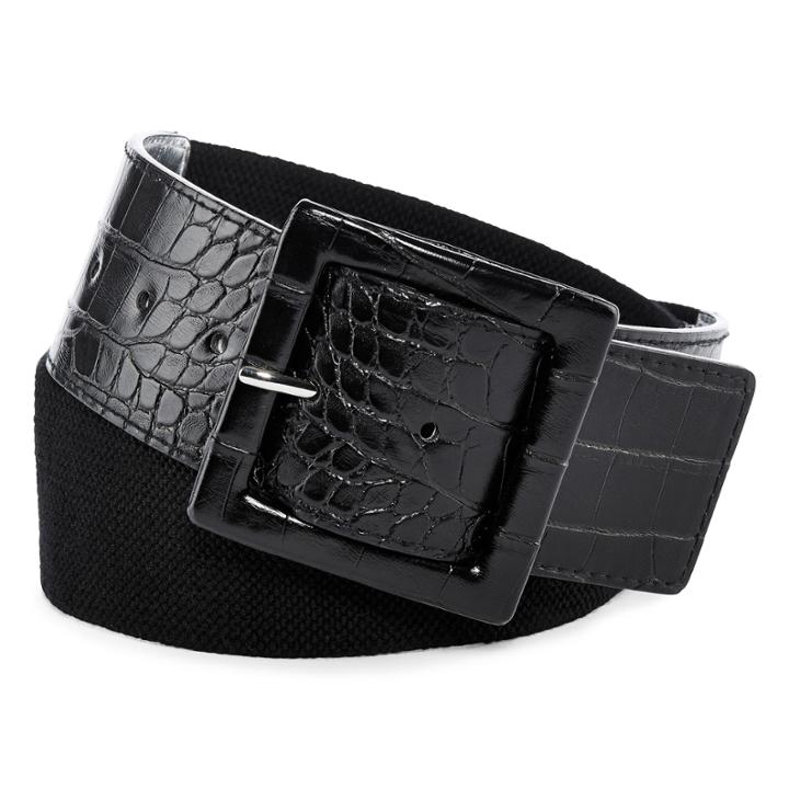 Liz Claiborne Stretch Faux-croc Belt