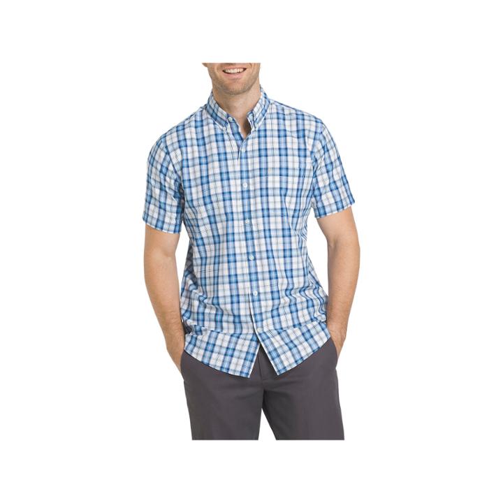 Izod Advantage Short Sleeve Button-front Shirt